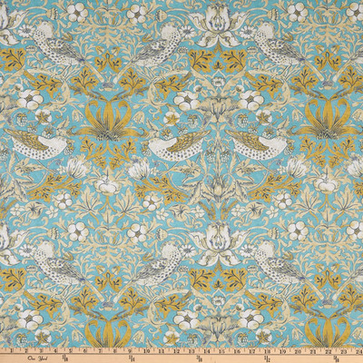 Comersan Fabrics Vivaldi Duck Blue | Lightweight Duck Fabric | Home Decor Fabric | 55" Wide