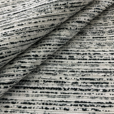 Global Geos Chalk Tweed HiLo Velvet Black | Heavyweight Velvet Fabric | Home Decor Fabric | 54" Wide