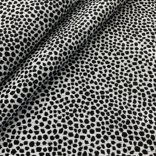 Covington Dotify Dots Jacquard Ebony Ivory | Heavyweight Jacquard ...