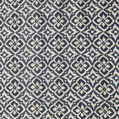 Laura & Kiran Rabat Print Duck Denim | Medium Weight Duck Fabric | Home Decor Fabric | 54" Wide