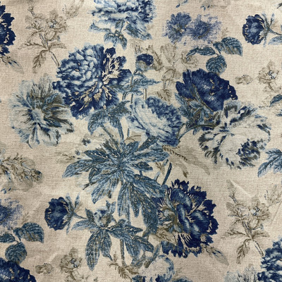 Waverly Daphne Floral Duck Luna | Medium Weight Duck Fabric | Home Decor Fabric | 54" Wide