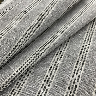 PKL Studio Montaro Stripe Woven Jacquard Stone | Medium Weight Woven, Jacquard Fabric | Home Decor Fabric | 54" Wide