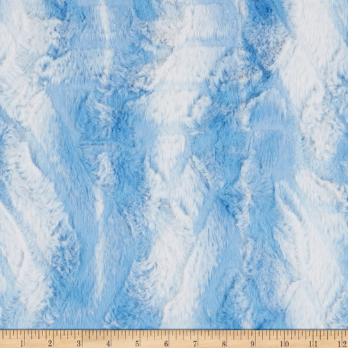 EZ Fabric Wolverine Snuggle Faux Fur French Blue Very Heavyweight