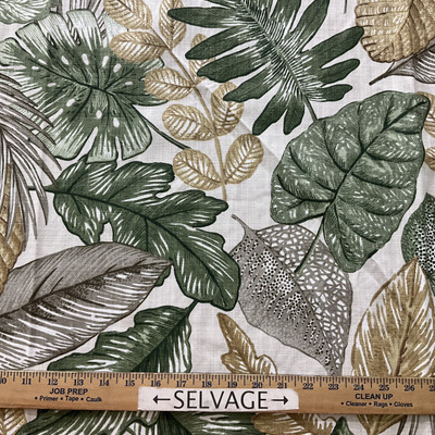 STOF France Farafa Canvas Kaki | Home Decor Fabric | 63" Wide