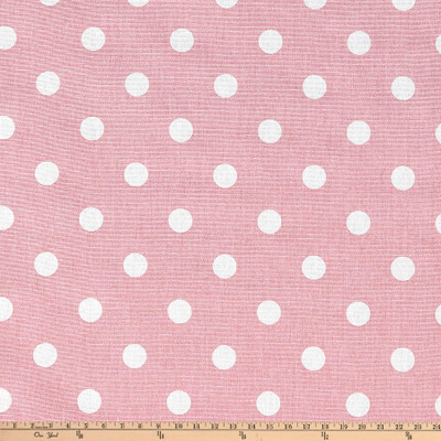 Premier Prints Polka Dot Baby Pink | Medium Weight Duck Fabric | Home Decor Fabric | 54" Wide