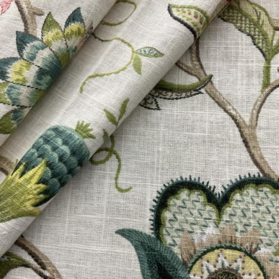 P Kaufmann Brissac Linen Jewel | Medium/Heavyweight Linen Fabric | Home Decor Fabric | 54" Wide