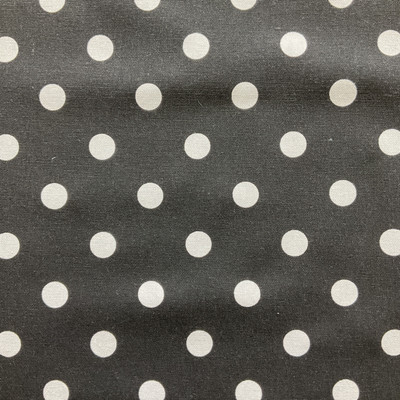 Premier Prints Polka Dot Black/White | Medium Weight Duck Fabric | Home Decor Fabric | 54" Wide