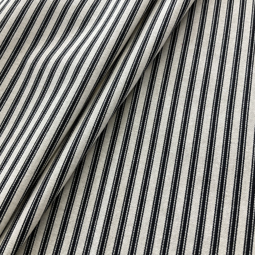 Waverly Timeless Ticking Cotton Duck Black | Medium Weight Duck Fabric ...