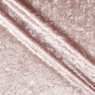 3 Yard Piece of 72" Shadow Crushed Velvet Blush | Medium/Heavyweight Velvet Fabric | Home Decor Fabric | 72" Wide