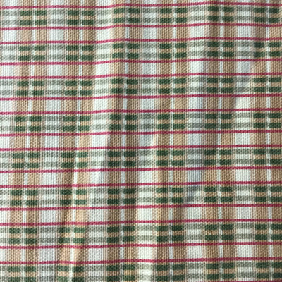 4 Yard Piece of Plaid Brown / Green / Red | Home Decor Fabric | Richloom | 54”  Wide | BTY