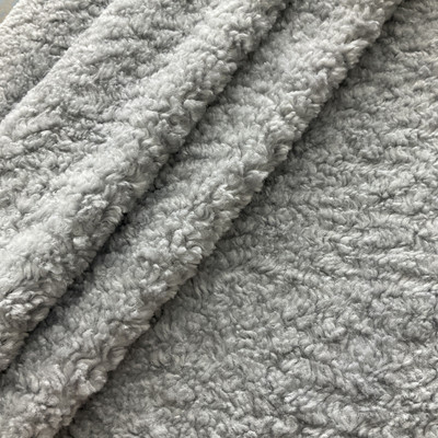 Grey Faux Fur Fabric | 56" Wide | Home Decor Apparel Fabric | Lightweight