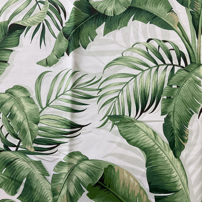 1.75 Yard Piece of Tommy Bahama Indoor/Outdoor Palmiers Verde | Medium Weight Outdoor Fabric | Home Decor Fabric | 54" Wide