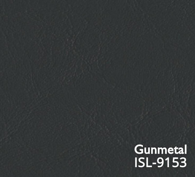 1.75 Yard Piece of Gunmetal Grey Marine Vinyl Fabric | Spradling Softside ISLANDER | Upholstery Vinyl for Boats / Automotive / Commercial Seating | 54"W | BTY