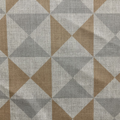 KLN D Quartic in Amber | Home Decor Fabric | Tan Yellow Geometric | Drapery | PK Contract | 54" Wide | By The Yard