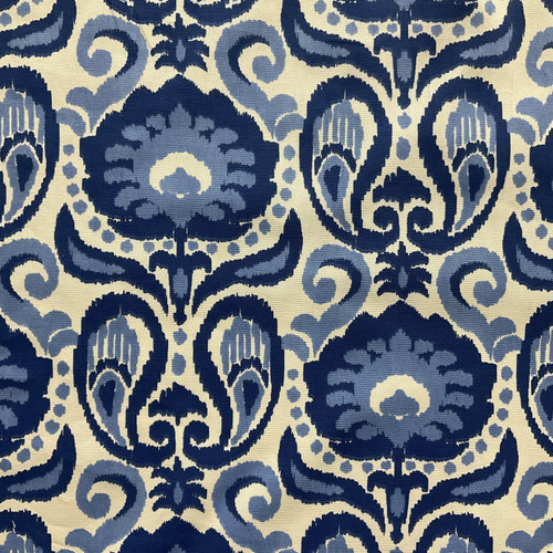 Grand Ikat in Blue Home Decor Fabric Blue / White Golding Fabrics