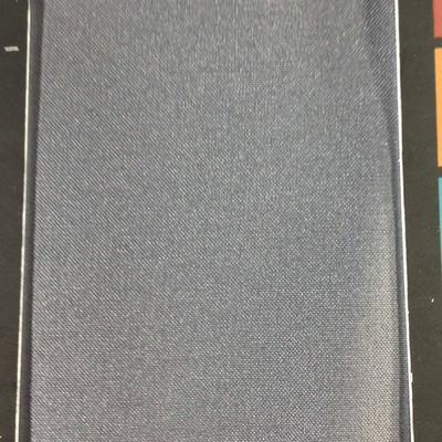 2 Yard Piece of Satin FInish Vinyl Fabric | Dark Gray Woven Texture | Upholstery / Bag Making | 54 Wide