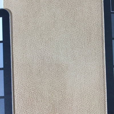 3.75 Yard Piece of Faux Leather Vinyl Fabric | Tan Medium Grain | Felt-Backed | Upholstery / Bag Making | 54 Wide