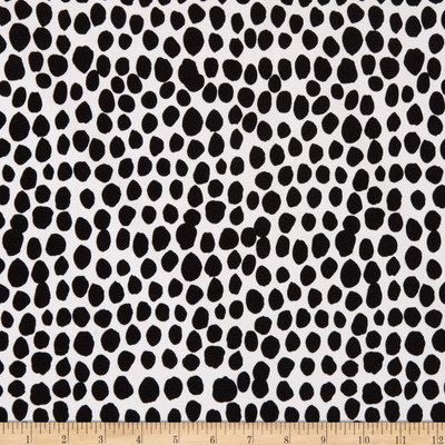 3.5 Yard Piece of Terrasol Signature Dot Outdoor Black/White | Outdoor | Home Decor Fabric | 54" Wide