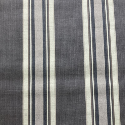 Sunbrella-like Stripes | Taupe Brown / Off White | Outdoor Fabric | Awning Weight | Solution Dyed Acrylic | 46" Wide | By the Yard