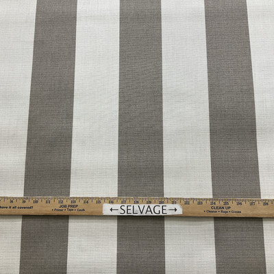 Sunbrella-like Wide Stripes Beige / Off White | Outdoor Fabric | Awning Weight | Solution Dyed Acrylic | 46" Wide | By the Yard