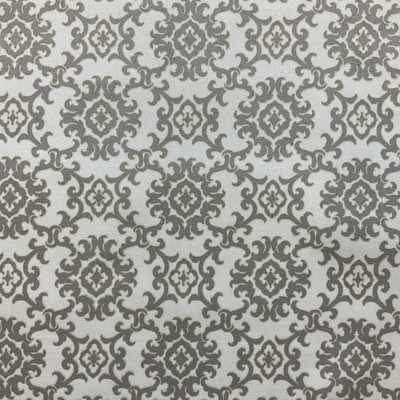 Medallion in Stone | Outdoor Printed Fabric | Grey / Off White | Tommy Bahama | 54" Wide | By the Yard