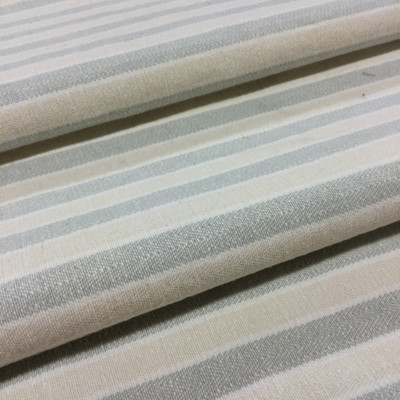 2 Yard Piece of Sea Breeze | Beige / Gray Vertical Stripes | Upholstery / Slipcover Fabric | 54" Wide | By the Yard