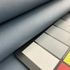 Dillon in Williamsburg Blue   | Cool Dark Slate Blue  Matte Texture  Faux Leather Upholstery Vinyl Fabric | Midweight | Indoor Furniture | Knit Backed  | 54" Wide | Sold BTY