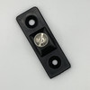 2-hole Side Mount Deck Hinge | Black | Plastic Hardware | Use for Bimini Tops