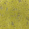 Abstract Design in Citron Green | Velvet Upholstery Fabric | Heavy Weight | 54" Wide | By the Yard