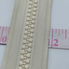 #10 MOLDED CHAIN Zipper  | Marine / Heavy Duty |  3/4" NATURAL, By The Yard