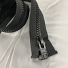#10 Marine Zipper Black 120 Inchs; | Separating Zipper / Jacket Style | EXTRA HEAVY DUTY | Locking Pull Tab