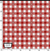 Winter Solstice - Alpine Gingham Plaid CX10746 Red Check | Per Half Yard