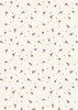 Lewis & Irene | Celtic Faeries A734-1 Thistle and Bees Heather Silver Metallic | Sold By Half-Yard