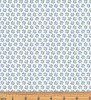 Benartex Chalk Garden Mini Daisy 13385-53 White Blue | Per Half Yard