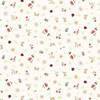 Marcus Fabrics Mini Mixers R210468D Ivory Little Bugs and Flowers  | Sold By Half-Yard