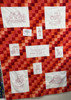 QUILT TOP FOR SALE Batik with Embroidered Panels