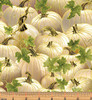Benartex Harvest Festival 14041M-07 Harvest Pumpkins Cream Metallic| Per Half Yard