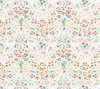 Whistler Studio Juliette 53517-1 Terrace Garden Floral White | SOLD BY THE HALF-YARD