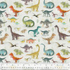 Windham Age of the Dinosaurs 53555D-2 A Moment in Time Linen Cream | Per Half Yard