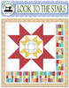 Look To The Stars SSPQ-1022 Quilt Pattern with Stars plus Large Blocks
