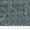 Northcott Pearls Banyan Batik 80999-93 Gray Daisy Tile | Per Half Yard