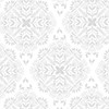Benartex Holiday Snow 14245-09 White Medallions All White| Per Half Yard