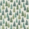 Moda Holidays at Home 56073-11 Evergreen Forest Snowy White | Per Half Yard