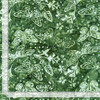 Timeless Treasures Tonga Batik B2308 Hunter Butterflies and Milkweed Plants - Green| SOLD BY THE HALF-YARD