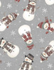 Timeless Treasures Let It Snow - Tossed Snowmen and Snowflakes | Per Half Yard
