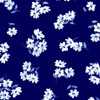 QT Fabrics | Blossoms of Blue 29869-N Tossed Watercolor Flowers Blue | Sold By Half-Yard
