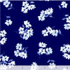 QT Fabrics | Blossoms of Blue 29869-N Tossed Watercolor Flowers Blue | Sold By Half-Yard