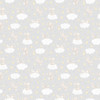 Northcott Snuggle Bunny Flannels F26662-91 Bunny Clouds Gray Multi | Per Half Yard