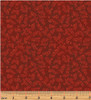 Benartex American Spirit 7563-10 Harvest Berry Leaves Red | Per Half Yard