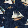 QT Fabrics Siren's Call by Dan Morris 29994-N Ship Toss Sailboats Knots | Per Half-Yard
